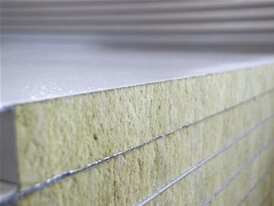 巖棉彩鋼板倉庫實(shí)景